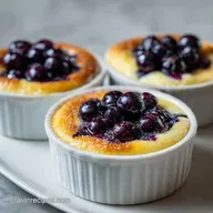 High Protein Baked Blueberry Cottage Cheese Bowls