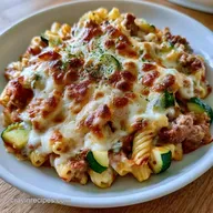 Baked Ziti With Zucchini and Ground Beef