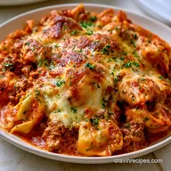 Beef Tortellini Casserole for 6 Servings
