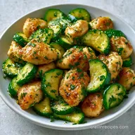 Chicken Zucchini Skillet for 4 Servings