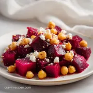 Chickpea Beet and Feta Salad for 4