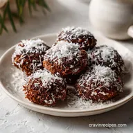 Chocolate Coconut Balls: No Bake Recipe in 25 Minutes