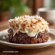 German Chocolate Cake for 12 Servings