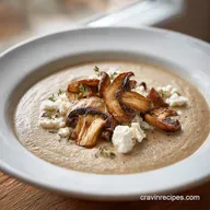High Protein Cottage Cheese Mushroom Soup: Silky & Savory