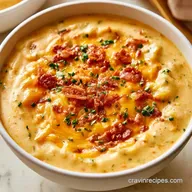 Crockpot Loaded Potato Soup: Creamy