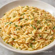 Easy Garlic Orzo Pasta: One-Pot
