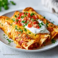 Chicken Enchiladas with Tangy Greek Yogurt in 40 Minutes