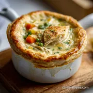 Favorite Chicken Potpie with Puff Pastry in 50 Minutes