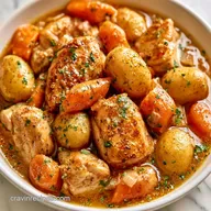 Crockpot Chicken with Root Vegetables