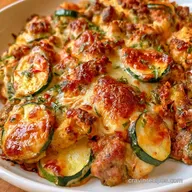 Italian Zucchini Casserole with Beef