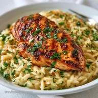 Lemon Chicken Orzo One-Pot