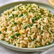 Lemon Herb Orzo for 4 Servings: Tender