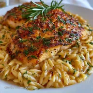 Mediterranean Baked Fish Orzo One-Pot