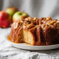 Apple Dapple Cake with Brown Sugar Glaze for 12 Servings