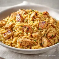 One Pot Orzo Pasta with Chicken