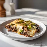 Philly Cheesesteak Casserole: Creamy