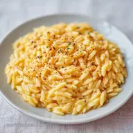 Quick Parmesan Garlic Orzo in 25 Minutes
