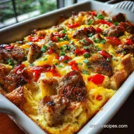 Make Ahead Sausage Breakfast Casserole for 10