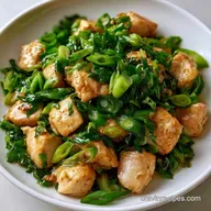 Simple Green Onion Chicken Salad: Creamy