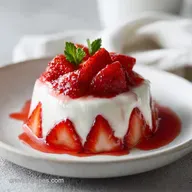 Strawberry Recipe with Fresh Cream in 10 Minutes