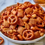 Sweet and Savory Chex Mix with Bugles