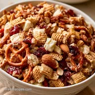 White Chocolate Chex Mix for 12 Servings