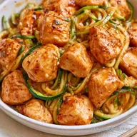 Zucchini Chicken Alfredo in 30 Minutes