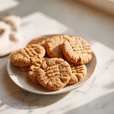 3 Ingredient Peanut Butter Cookies Ready in 15 Minutes