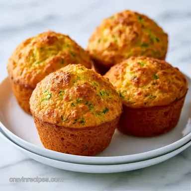 Zucchini Muffins with Almond Flour Recipe Card