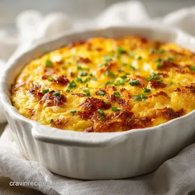 Amish Breakfast Casserole for 12 Servings with Sausage and Bacon Recipe Card