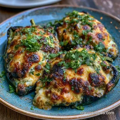 Baked Chiles Rellenos with Cream Cheese