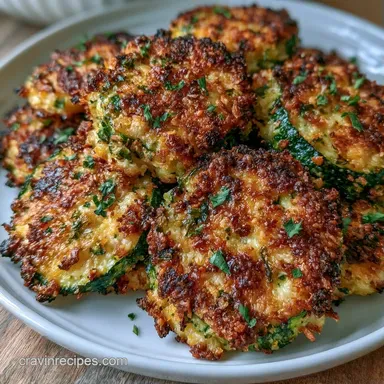 Baked Crispy Zucchini Chips with Parmesan Recipe Card