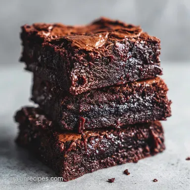 Best Brownie Recipe Fudgy Chewy with Cocoa Powder in 40 Minutes Recipe Card