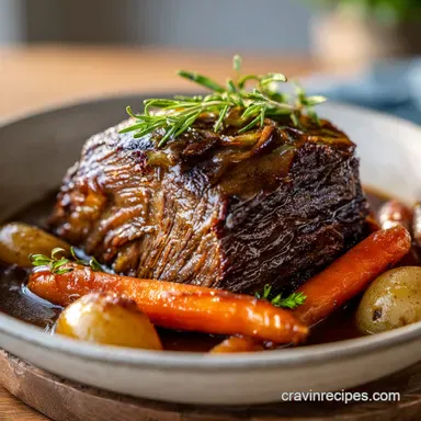 Best Slow Cooker Pot Roast: 8 Hour Cook