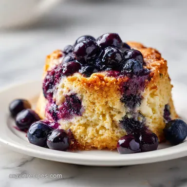Blueberry Cottage Cheese Bake: Meal Prep
