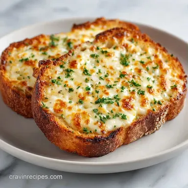 Garlic Bread Snack in 15 Minutes Recipe Card