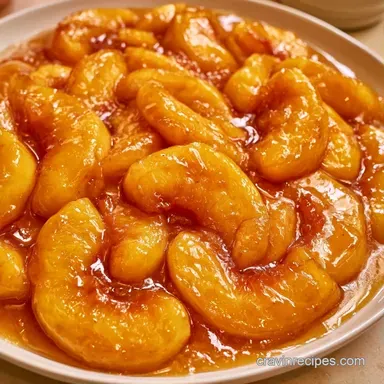 Canned Peach Pie Filling in 25 Minutes Recipe Card