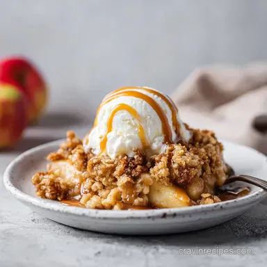 Caramel Apple Dump Cake: A Golden Crust Dessert in 55 Minutes