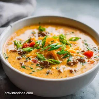 Cheeseburger Paradise Soup: Creamy One-Pot Meal in 45 Minutes