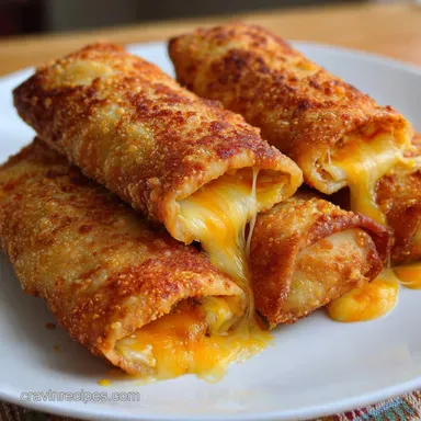Cheesy Breakfast Egg Rolls in 35 Minutes: Golden and Crispy Recipe Card