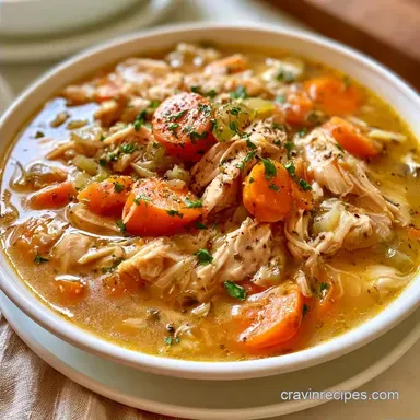 Chicken Noodle Soup in Crockpot: Hearty