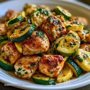 Chicken Zucchini Casserole with Squash Recipe Card