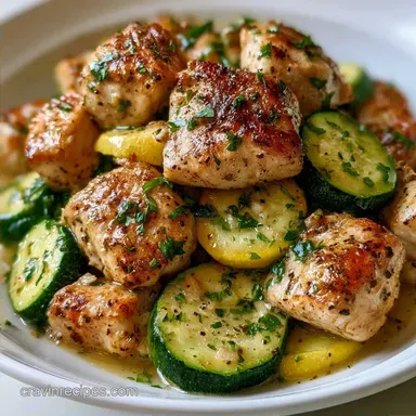 Chicken Zucchini Casserole with Squash