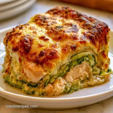 Chicken Zucchini Lasagna with Ricotta Recipe Card
