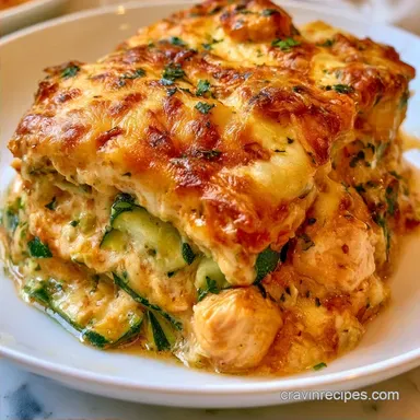 Chicken Zucchini Lasagna with Ricotta