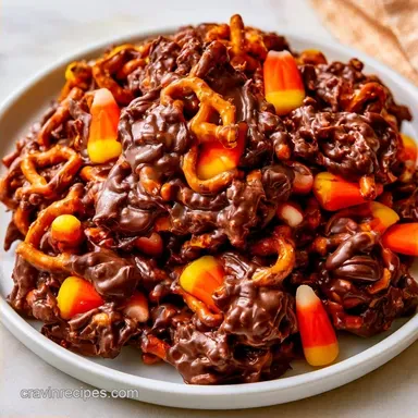 Chocolate Halloween Chex Mix in 10 Min