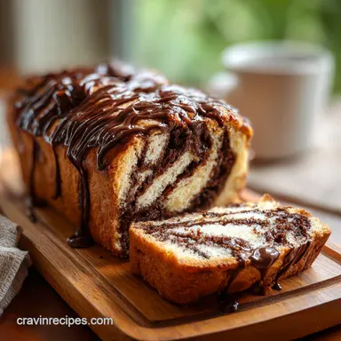 Chocolate Swirl Loaf for 10 Servings