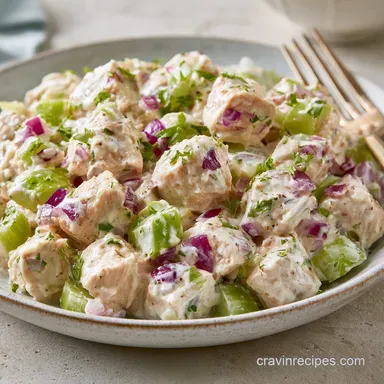 Classic Mayo Chicken Salad in 10 Minutes Recipe Card