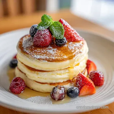 Fluffy Pancakes: A Cloud-Rise Recipe for 4 Servings