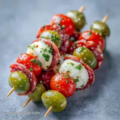 Appetizer Skewers: Make-Ahead
